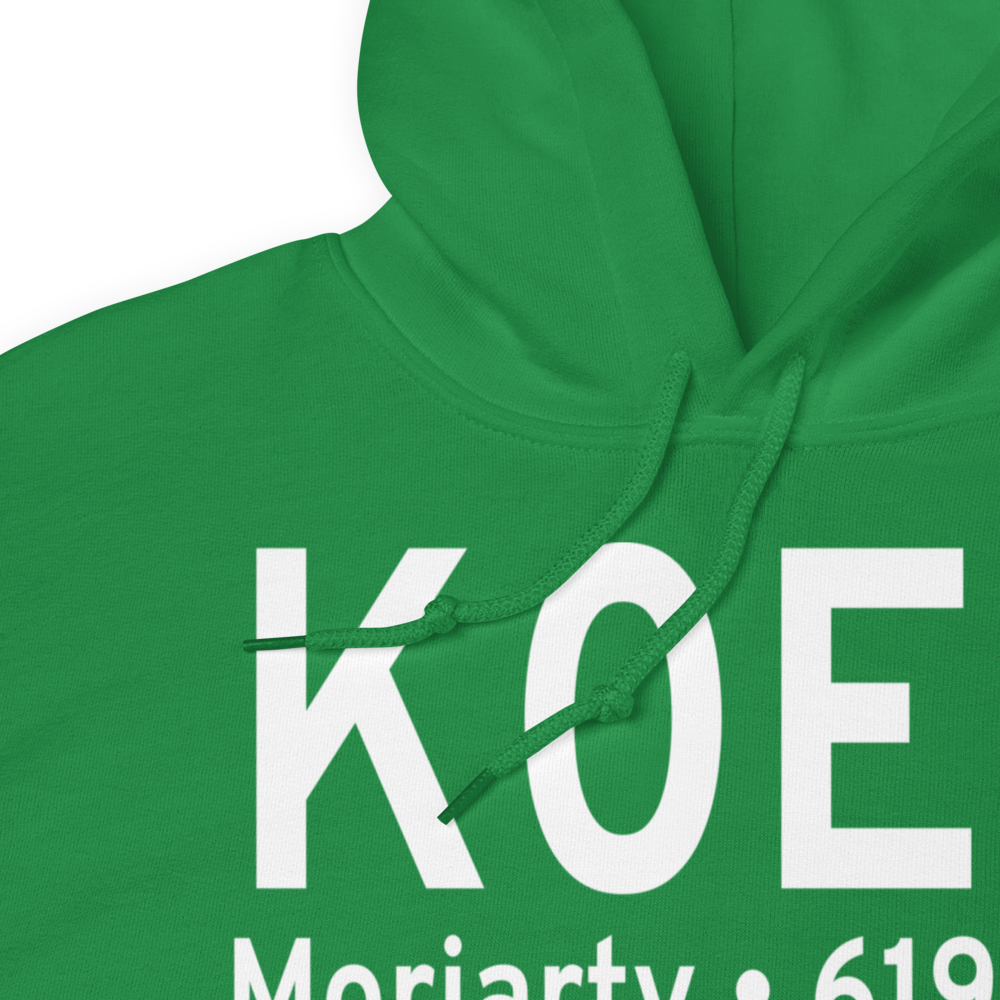 Moriarty Municipal Airport (K0E0) ICAO Hoodie Sweatshirt 