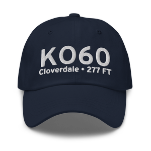 Cloverdale Municipal Airport (KO60) ICAO Hat