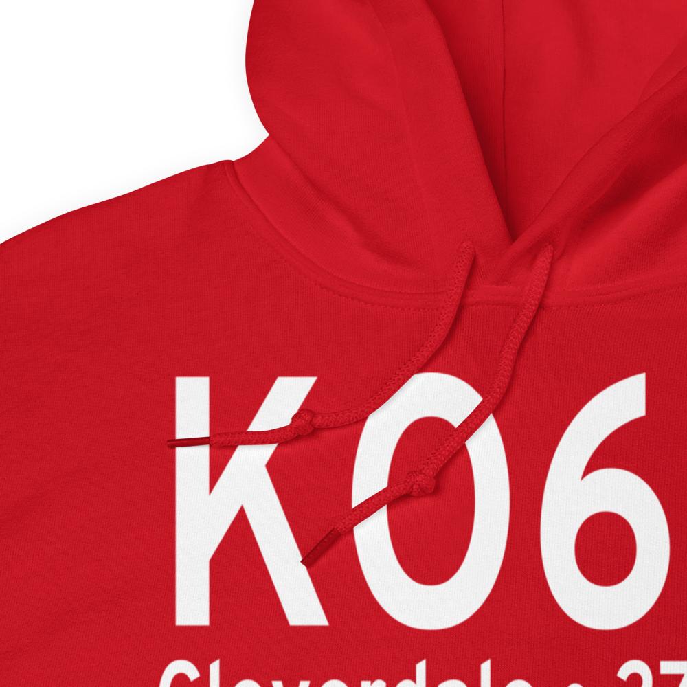 Cloverdale Municipal Airport (KO60) ICAO Hoodie Sweatshirt 
