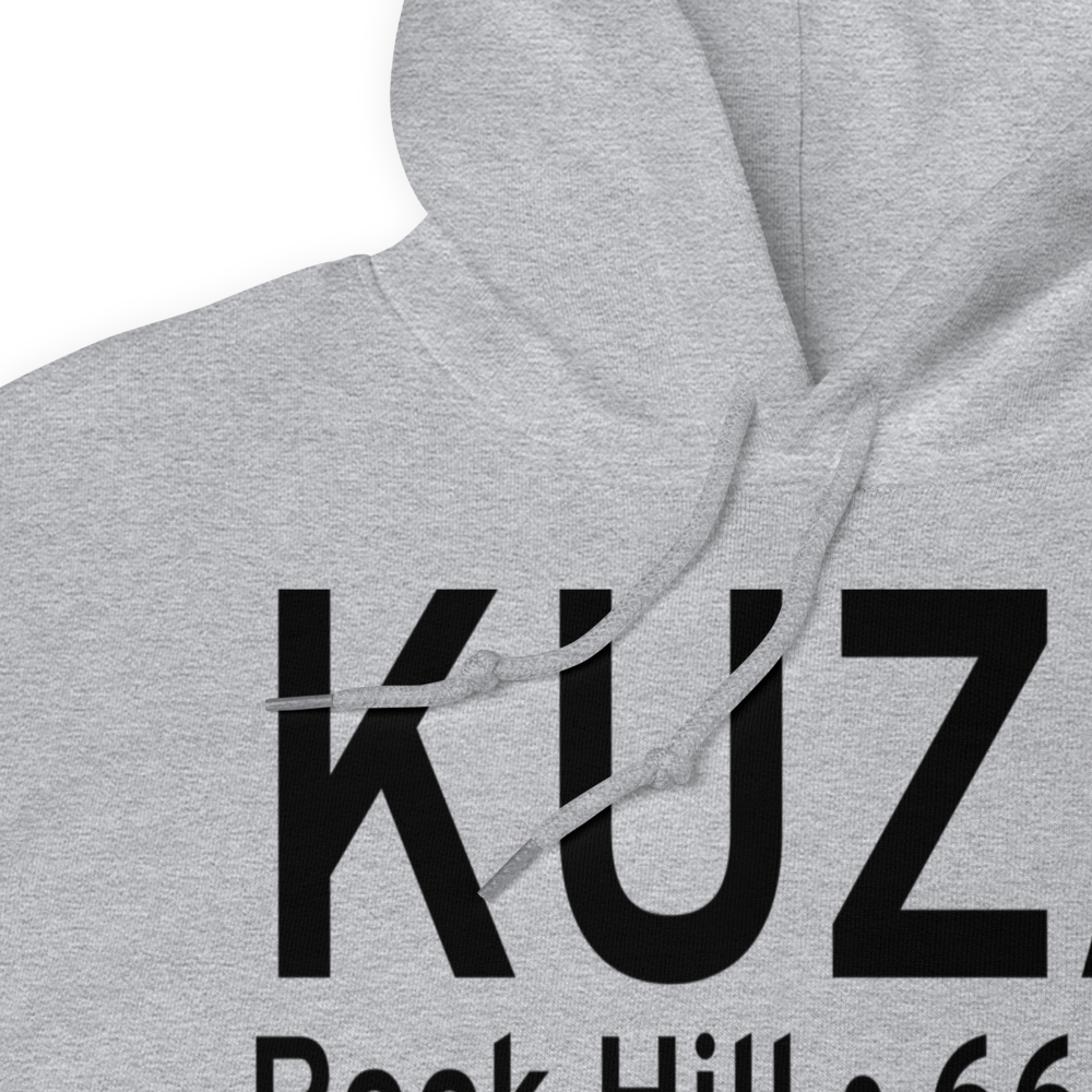 Rock Hill - York County Airport (KUZA) ICAO Hoodie Sweatshirt 