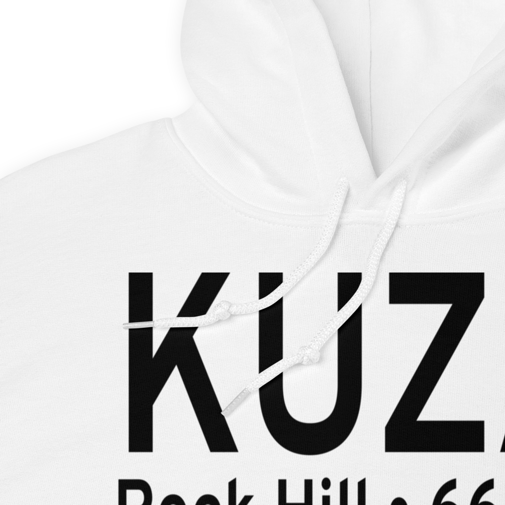 Rock Hill - York County Airport (KUZA) ICAO Hoodie Sweatshirt 
