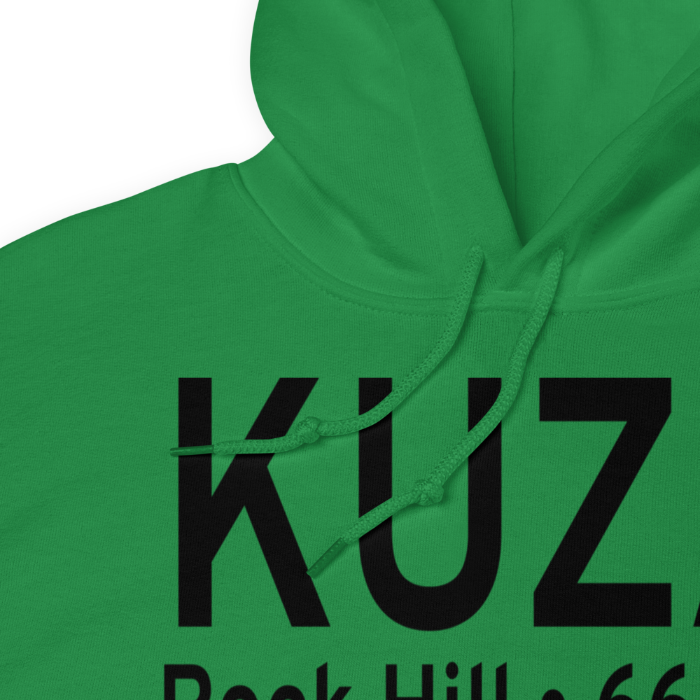 Rock Hill - York County Airport (KUZA) ICAO Hoodie Sweatshirt 