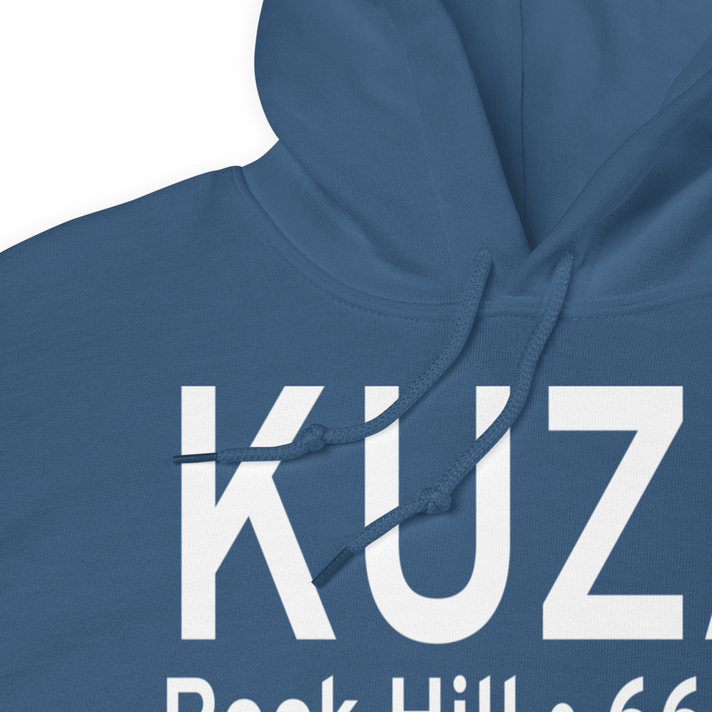 Rock Hill - York County Airport (KUZA) ICAO Hoodie Sweatshirt 