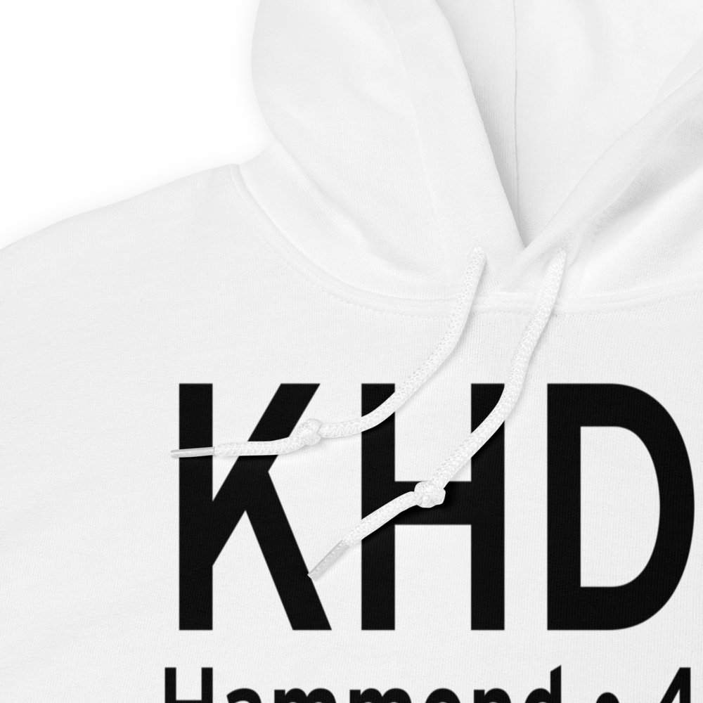 Hammond Northshore Regional Airport (KHDC) ICAO Hoodie Sweatshirt 