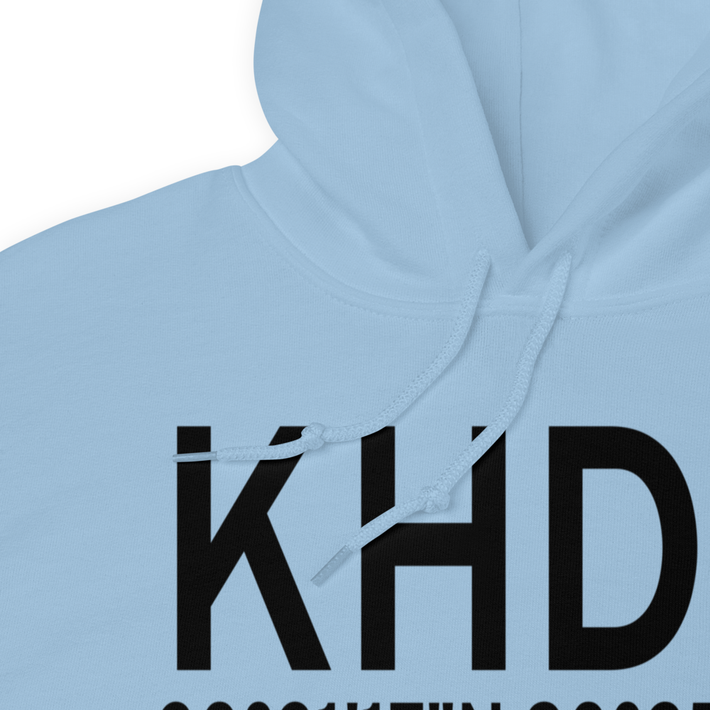 Hammond Northshore Regional Airport (KHDC) ICAO Hoodie Sweatshirt 