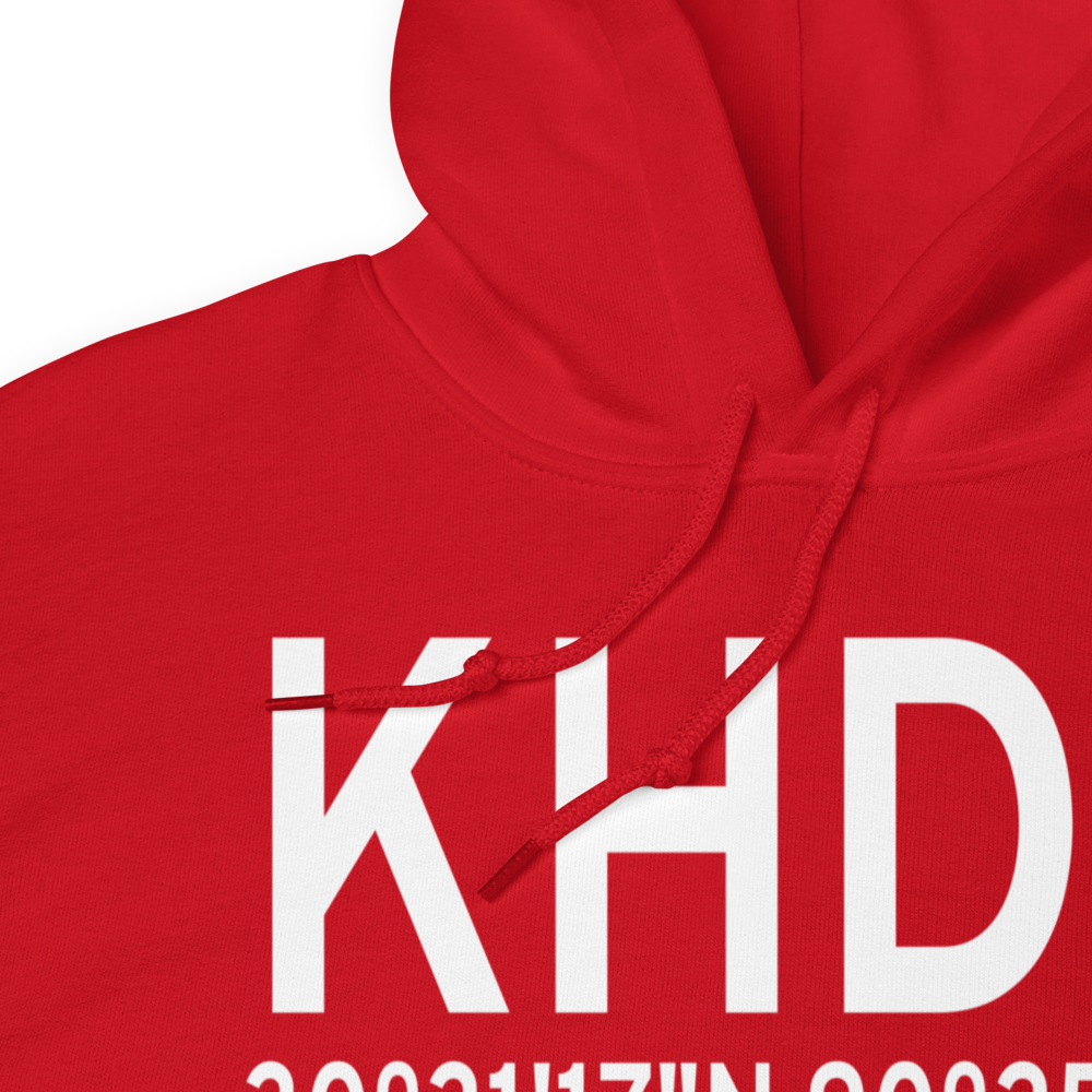 Hammond Northshore Regional Airport (KHDC) ICAO Hoodie Sweatshirt 