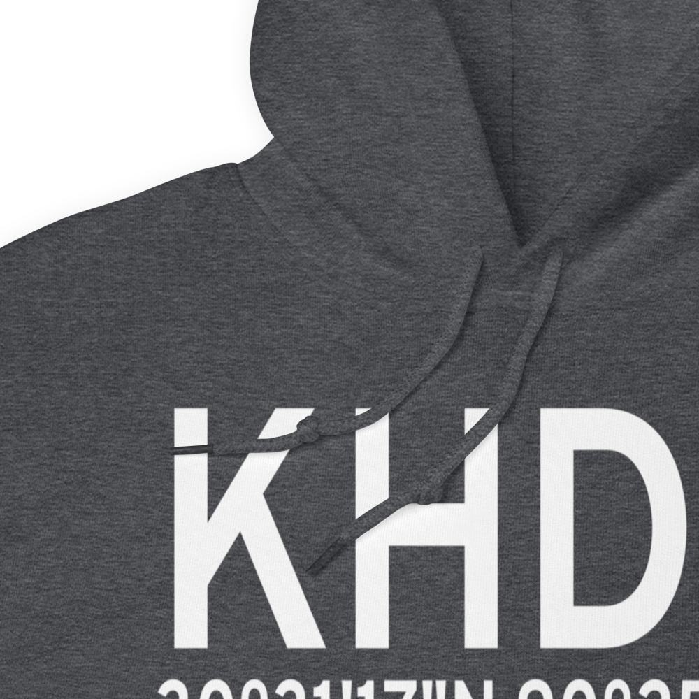Hammond Northshore Regional Airport (KHDC) ICAO Hoodie Sweatshirt 