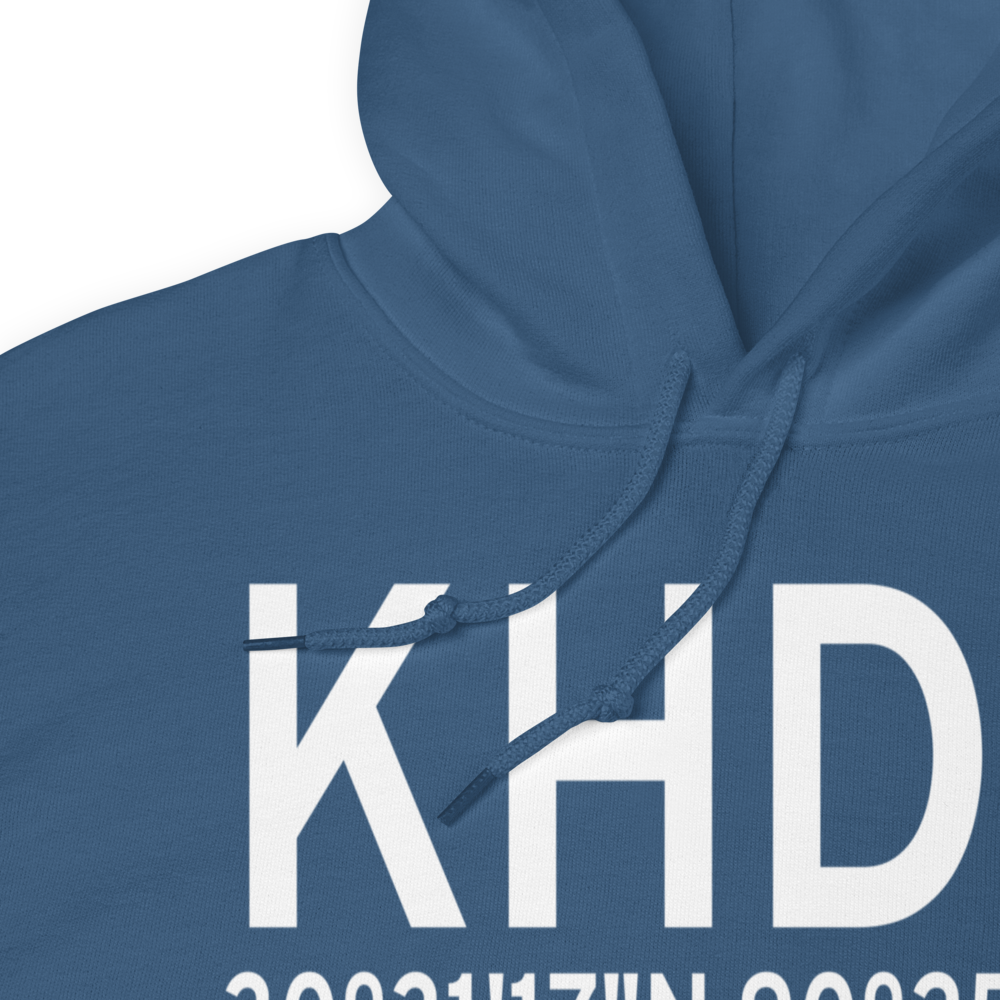 Hammond Northshore Regional Airport (KHDC) ICAO Hoodie Sweatshirt 