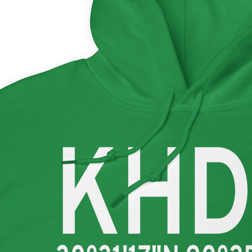 Hammond Northshore Regional Airport (KHDC) ICAO Hoodie Sweatshirt 