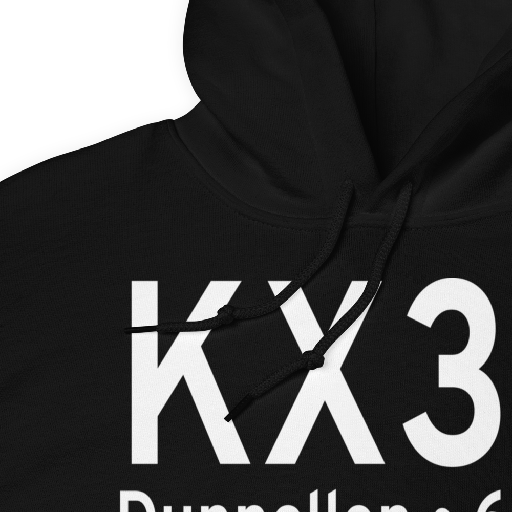 Dunnellon Marion Co & Park of Commerce Airport (KX35) ICAO Hoodie Sweatshirt 