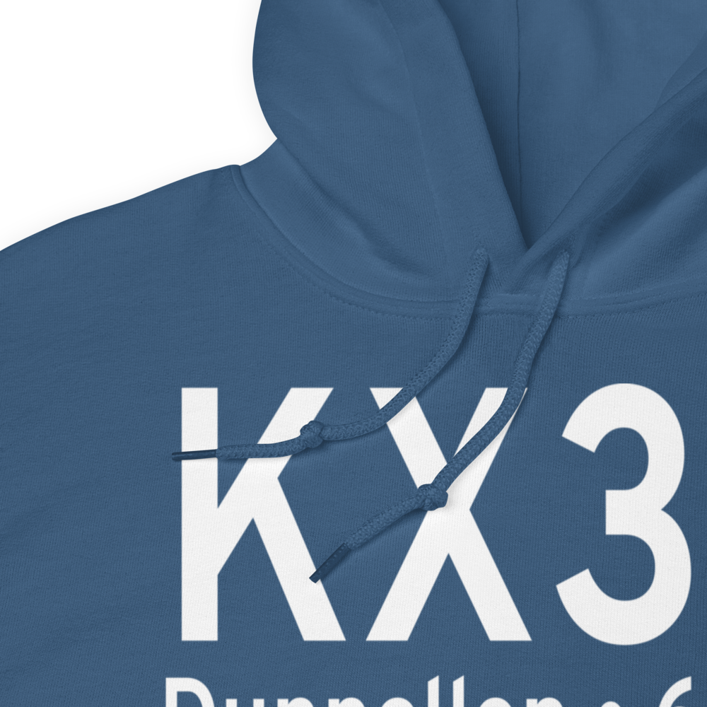 Dunnellon Marion Co & Park of Commerce Airport (KX35) ICAO Hoodie Sweatshirt 