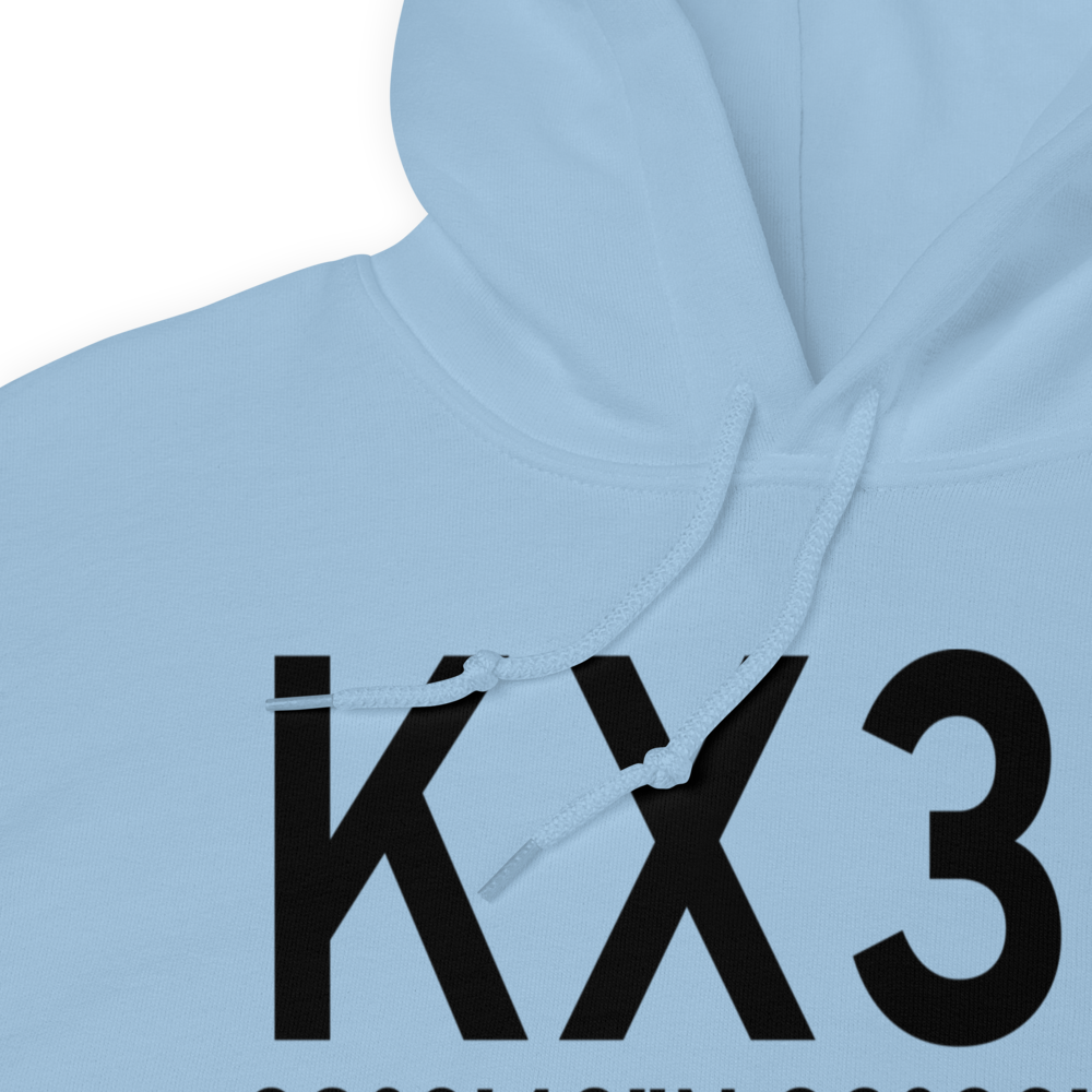 Dunnellon Marion Co & Park of Commerce Airport (KX35) ICAO Hoodie Sweatshirt 