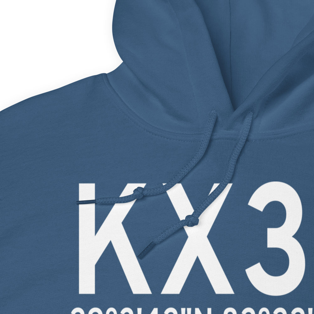 Dunnellon Marion Co & Park of Commerce Airport (KX35) ICAO Hoodie Sweatshirt 