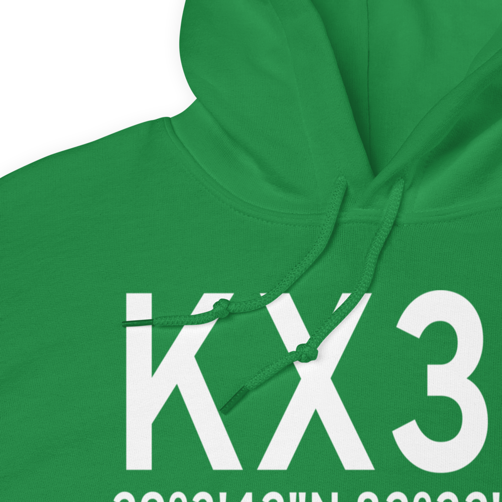 Dunnellon Marion Co & Park of Commerce Airport (KX35) ICAO Hoodie Sweatshirt 
