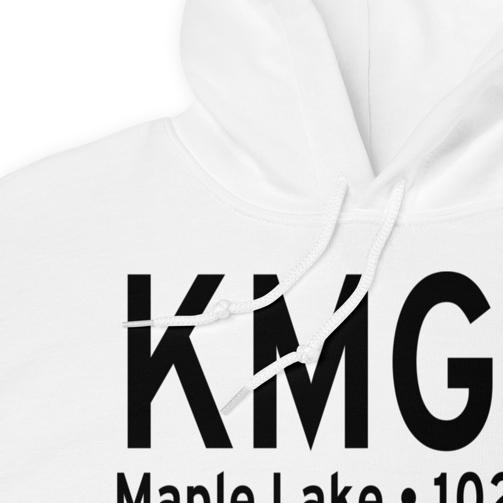 Maple Lake Municipal Airport (KMGG) ICAO Hoodie Sweatshirt 