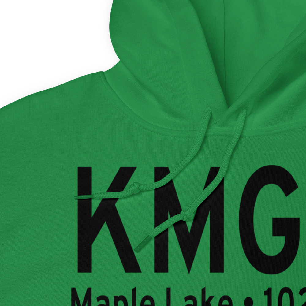 Maple Lake Municipal Airport (KMGG) ICAO Hoodie Sweatshirt 