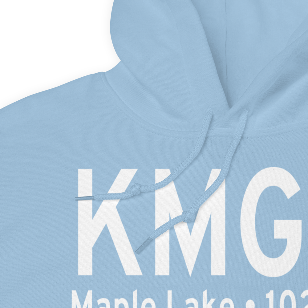 Maple Lake Municipal Airport (KMGG) ICAO Hoodie Sweatshirt 