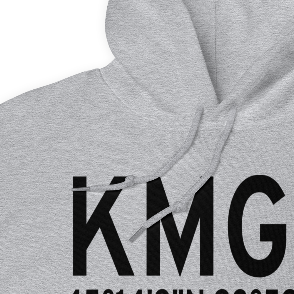 Maple Lake Municipal Airport (KMGG) ICAO Hoodie Sweatshirt 