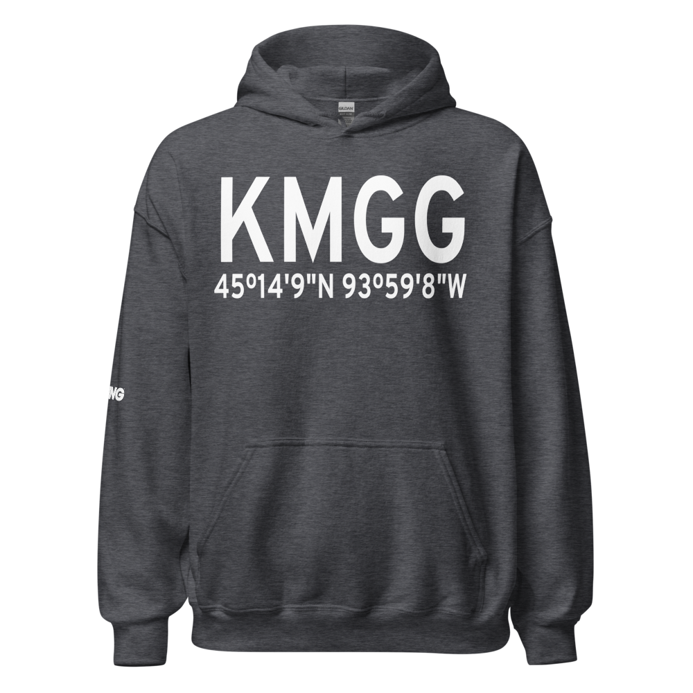 Maple Lake Municipal Airport (KMGG) ICAO Hoodie Sweatshirt 