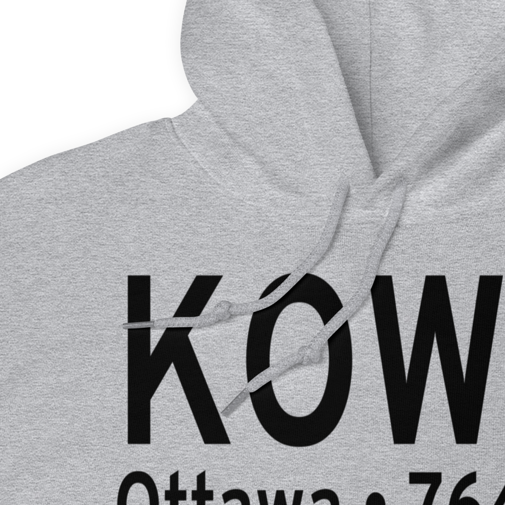 Putnam County Airport (KOWX) ICAO Hoodie Sweatshirt 
