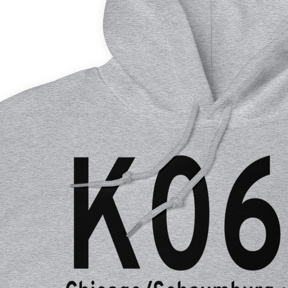 Schaumburg Regional Airport (K06C) ICAO Hoodie Sweatshirt 