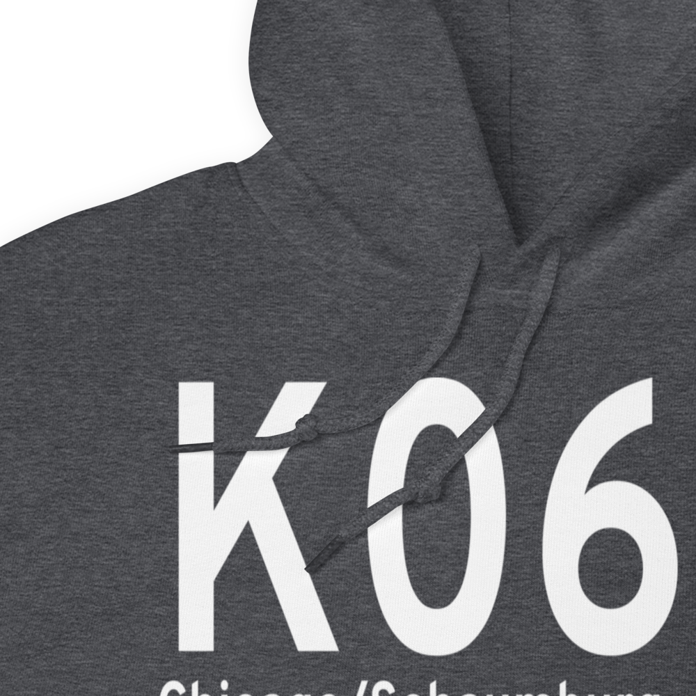 Schaumburg Regional Airport (K06C) ICAO Hoodie Sweatshirt 