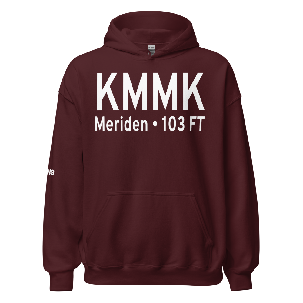 Meriden Markham Municipal Airport (KMMK) ICAO Hoodie Sweatshirt 