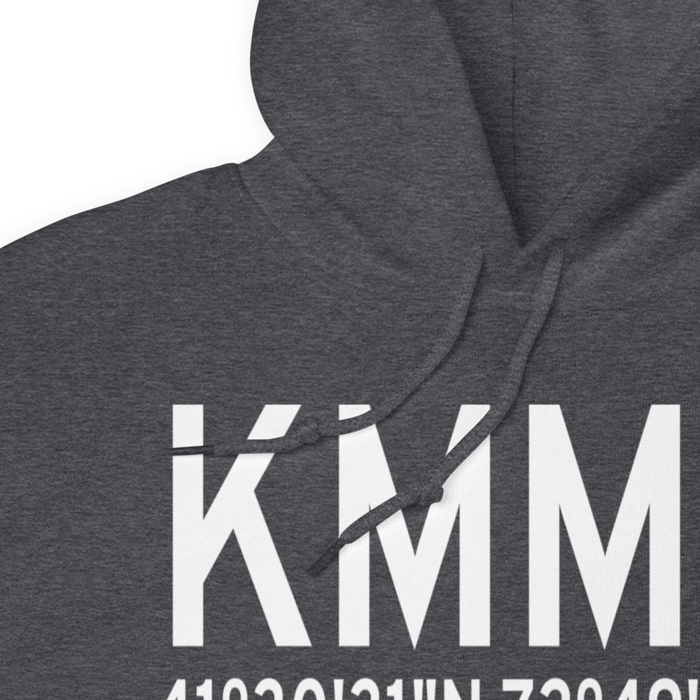 Meriden Markham Municipal Airport (KMMK) ICAO Hoodie Sweatshirt 