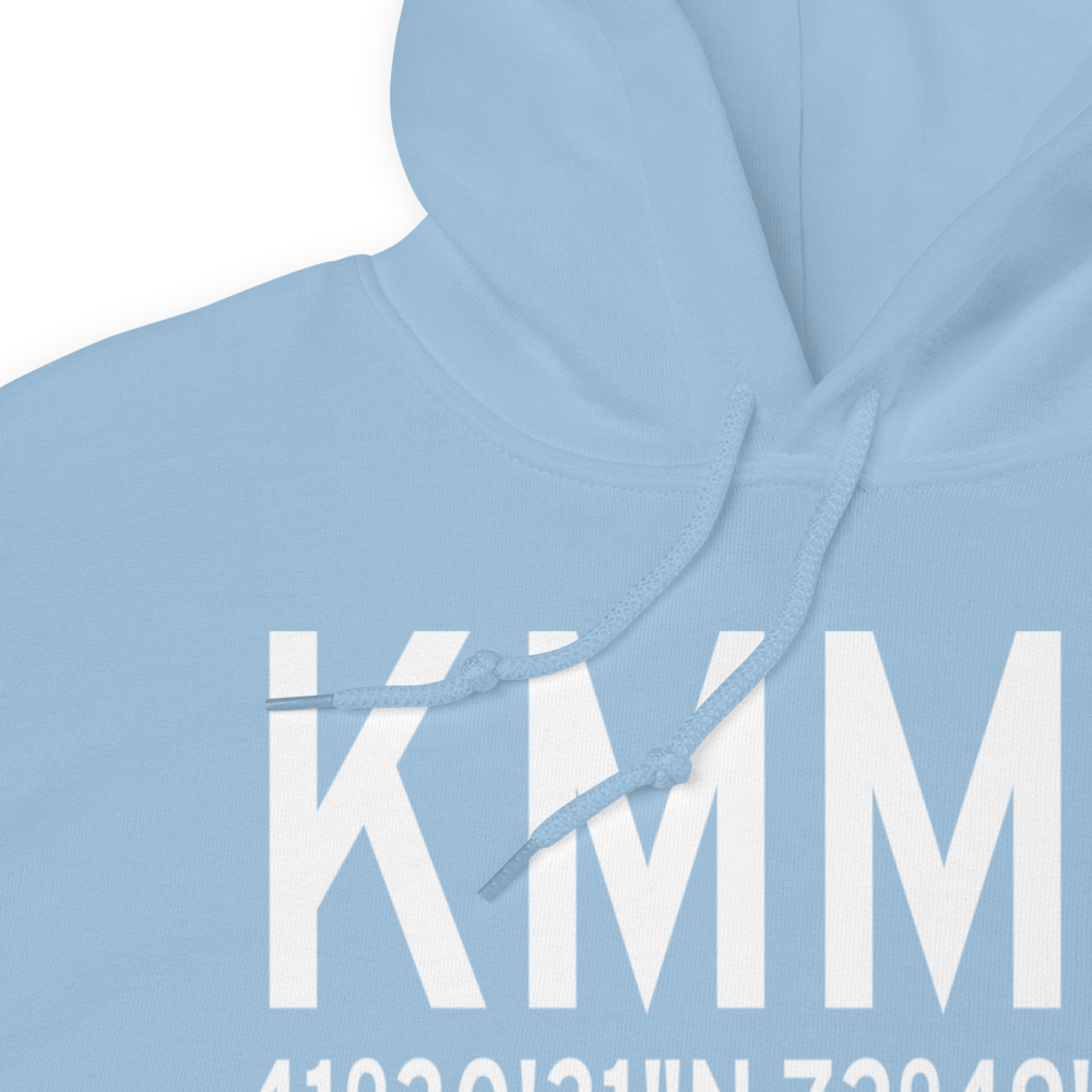 Meriden Markham Municipal Airport (KMMK) ICAO Hoodie Sweatshirt 