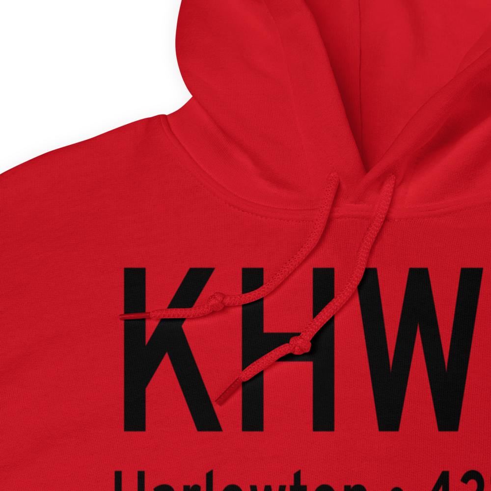 Wheatland County At Harlowton Airport (KHWQ) ICAO Hoodie Sweatshirt 
