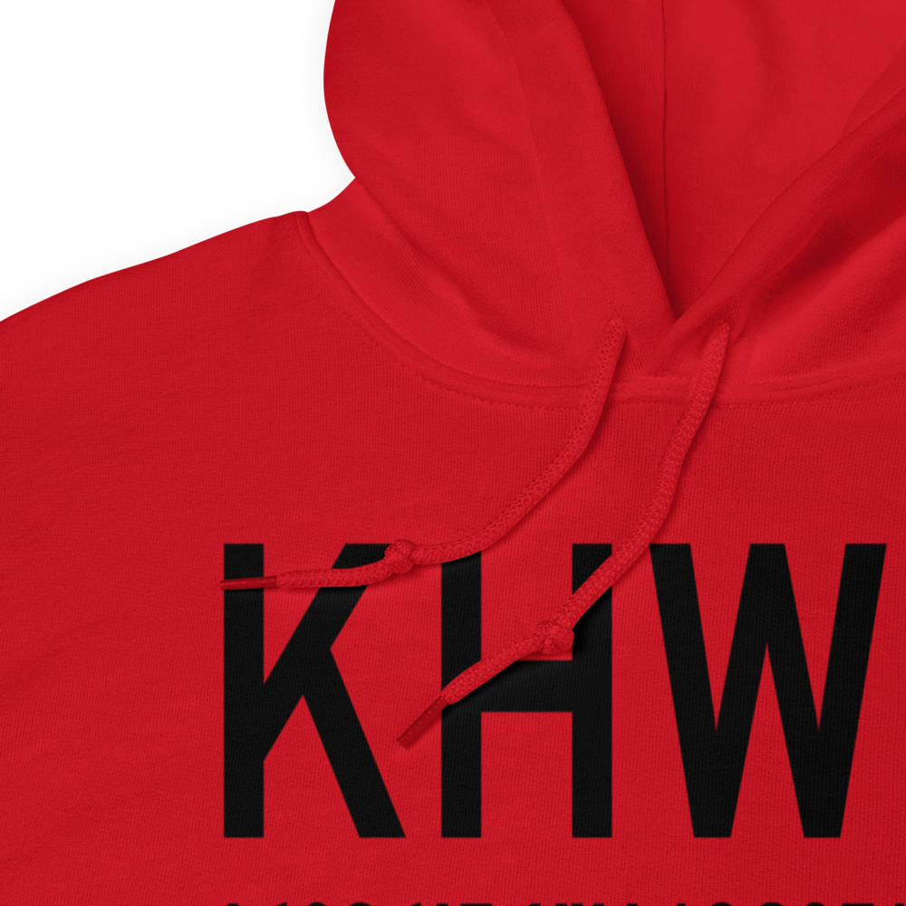 Wheatland County At Harlowton Airport (KHWQ) ICAO Hoodie Sweatshirt 