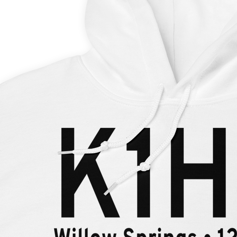Willow Springs Memorial Airport (K1H5) ICAO Hoodie Sweatshirt 