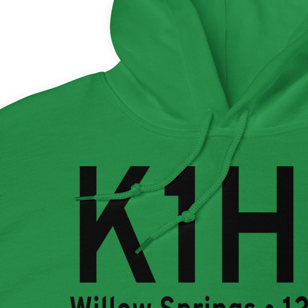 Willow Springs Memorial Airport (K1H5) ICAO Hoodie Sweatshirt 