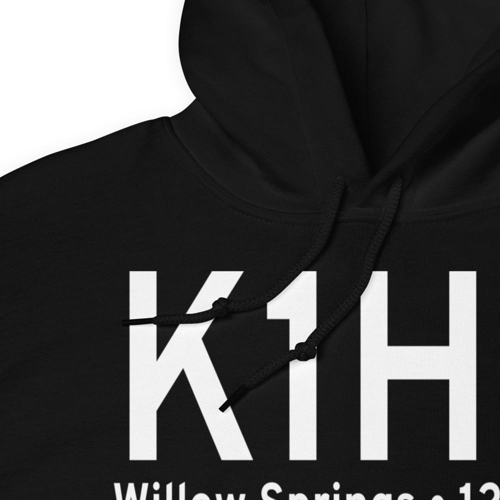 Willow Springs Memorial Airport (K1H5) ICAO Hoodie Sweatshirt 