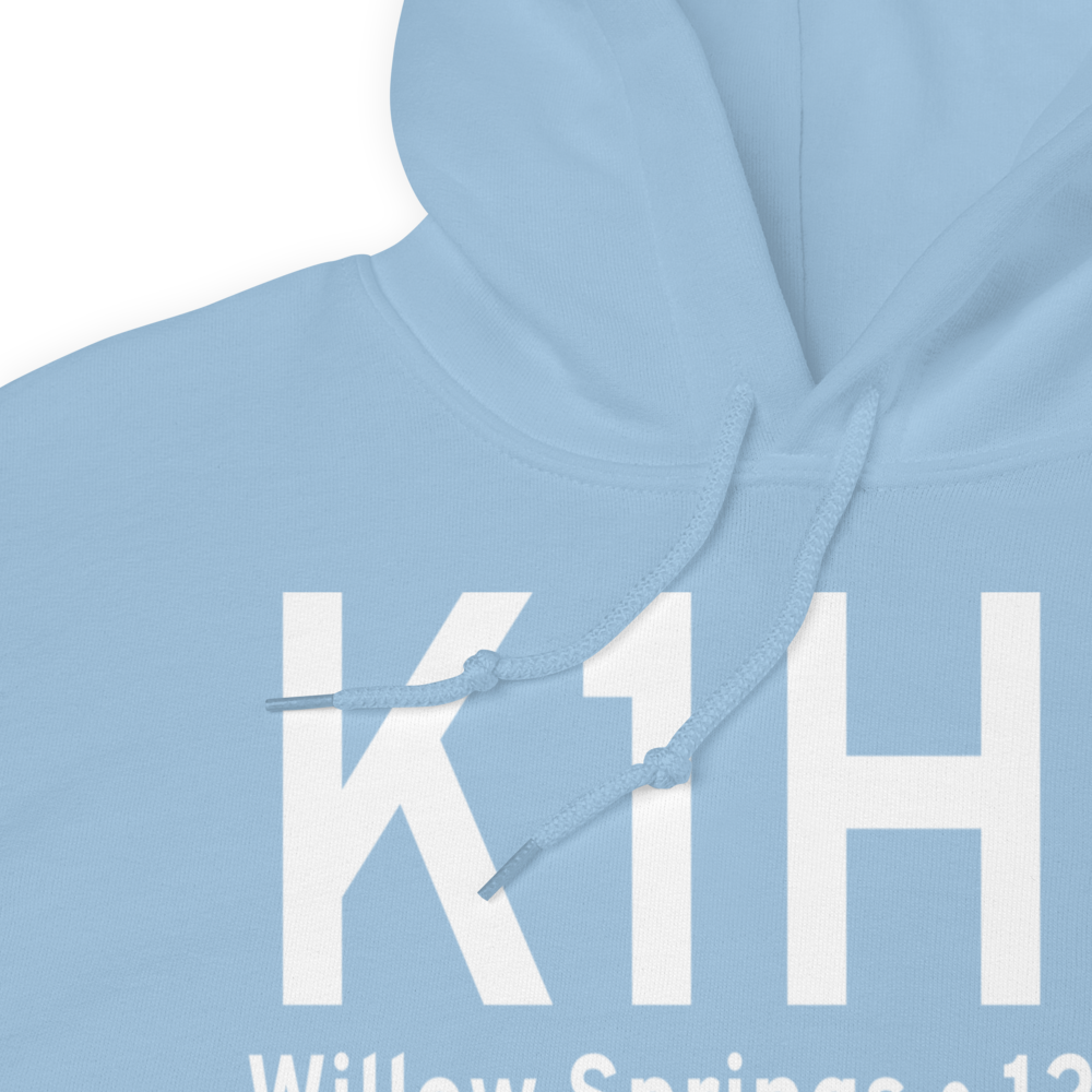 Willow Springs Memorial Airport (K1H5) ICAO Hoodie Sweatshirt 