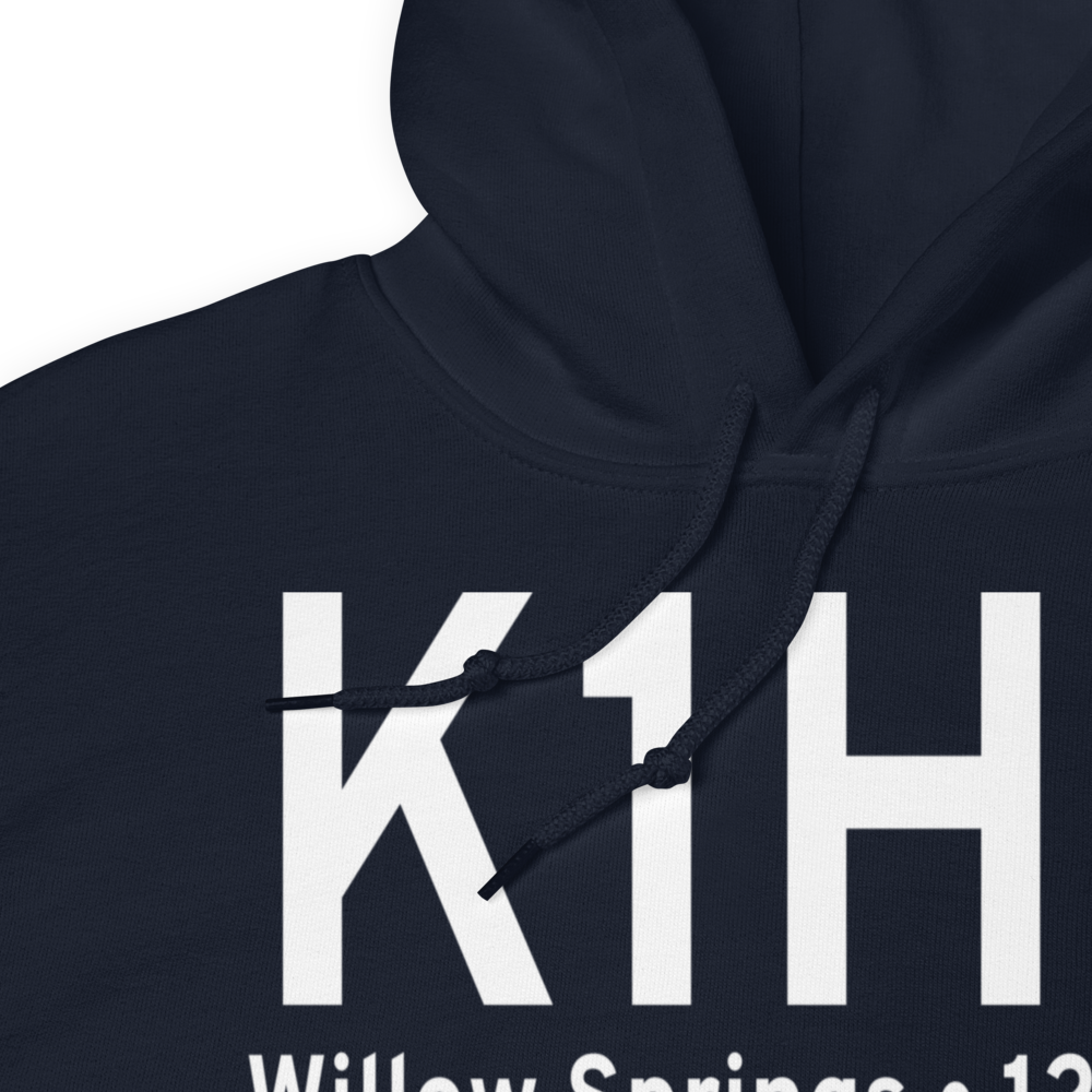 Willow Springs Memorial Airport (K1H5) ICAO Hoodie Sweatshirt 