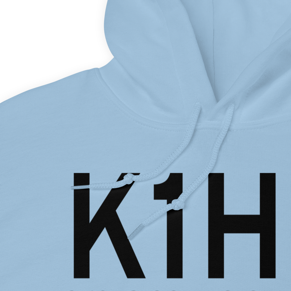 Willow Springs Memorial Airport (K1H5) ICAO Hoodie Sweatshirt 