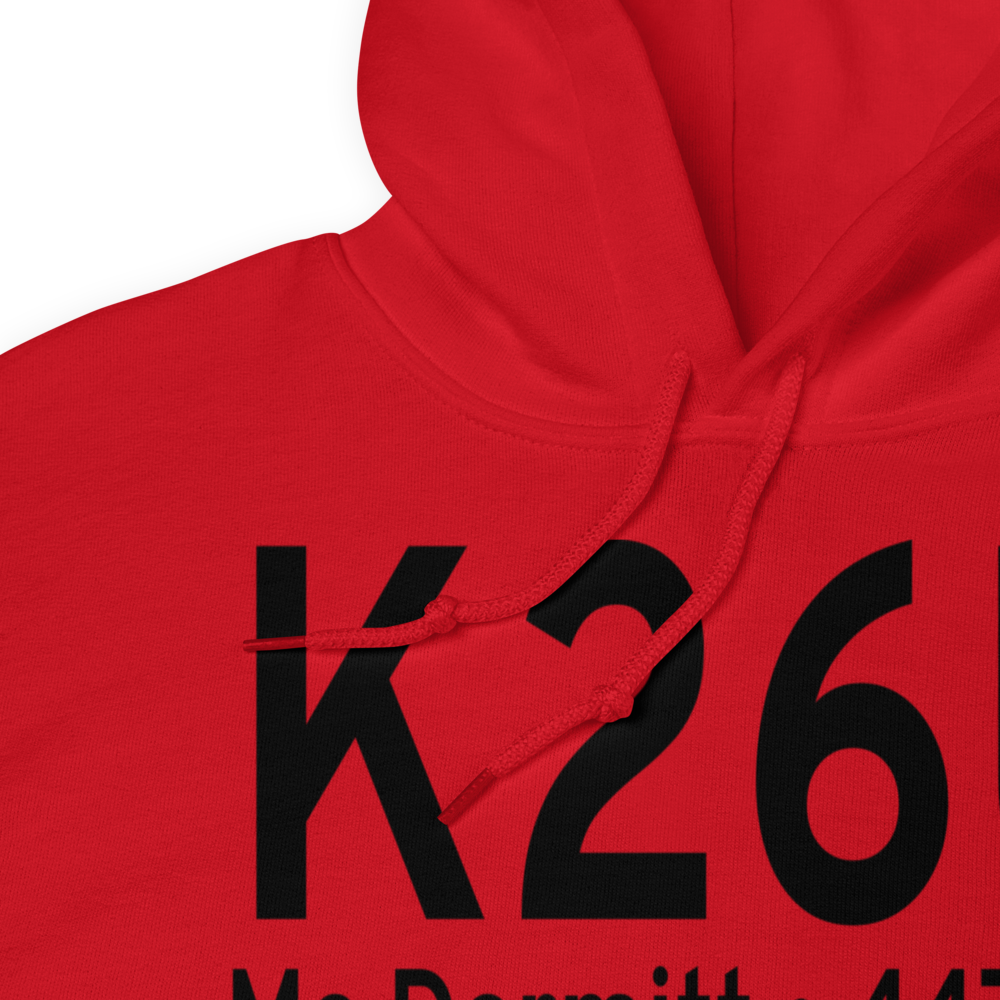 Mc Dermitt State Airport (K26U) ICAO Hoodie Sweatshirt 