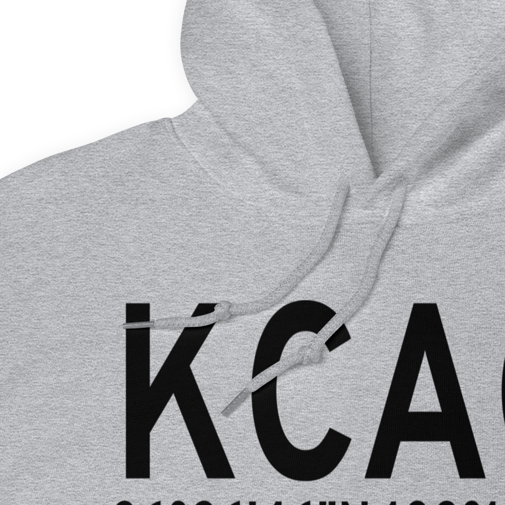 Clayton Municipal Airpark (KCAO) ICAO Hoodie Sweatshirt 