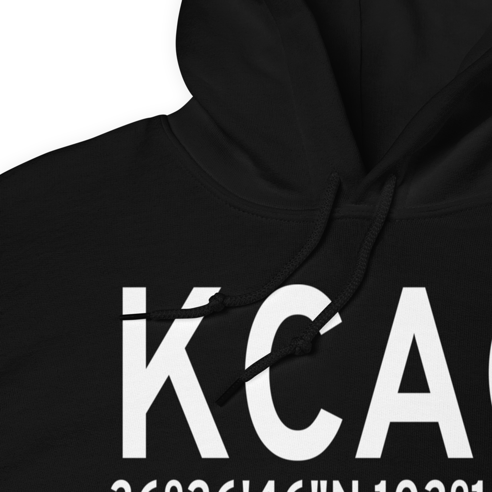 Clayton Municipal Airpark (KCAO) ICAO Hoodie Sweatshirt 
