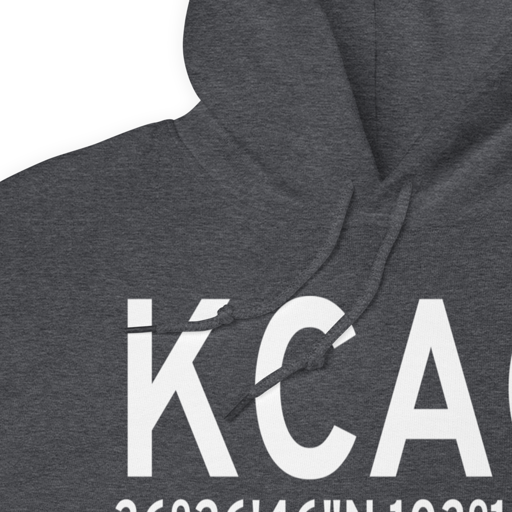 Clayton Municipal Airpark (KCAO) ICAO Hoodie Sweatshirt 