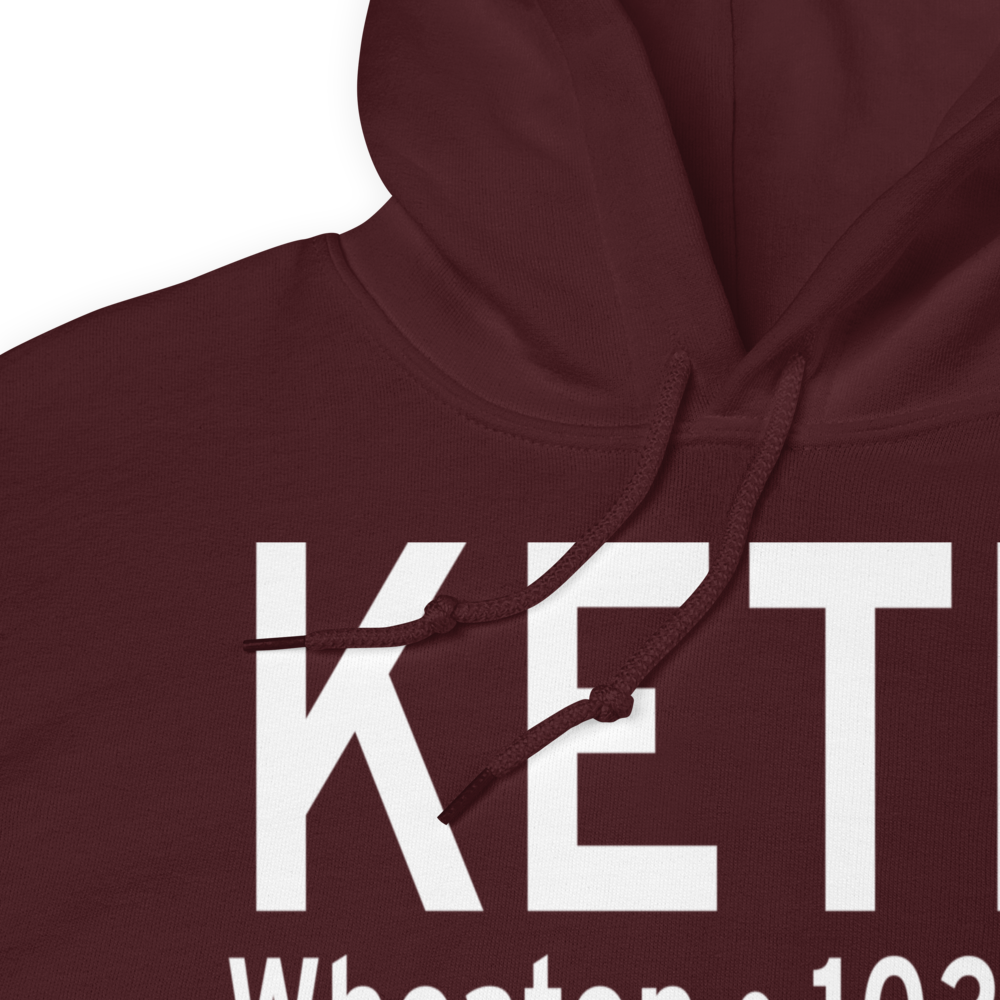 Wheaton Municipal Airport (KETH) ICAO Hoodie Sweatshirt 