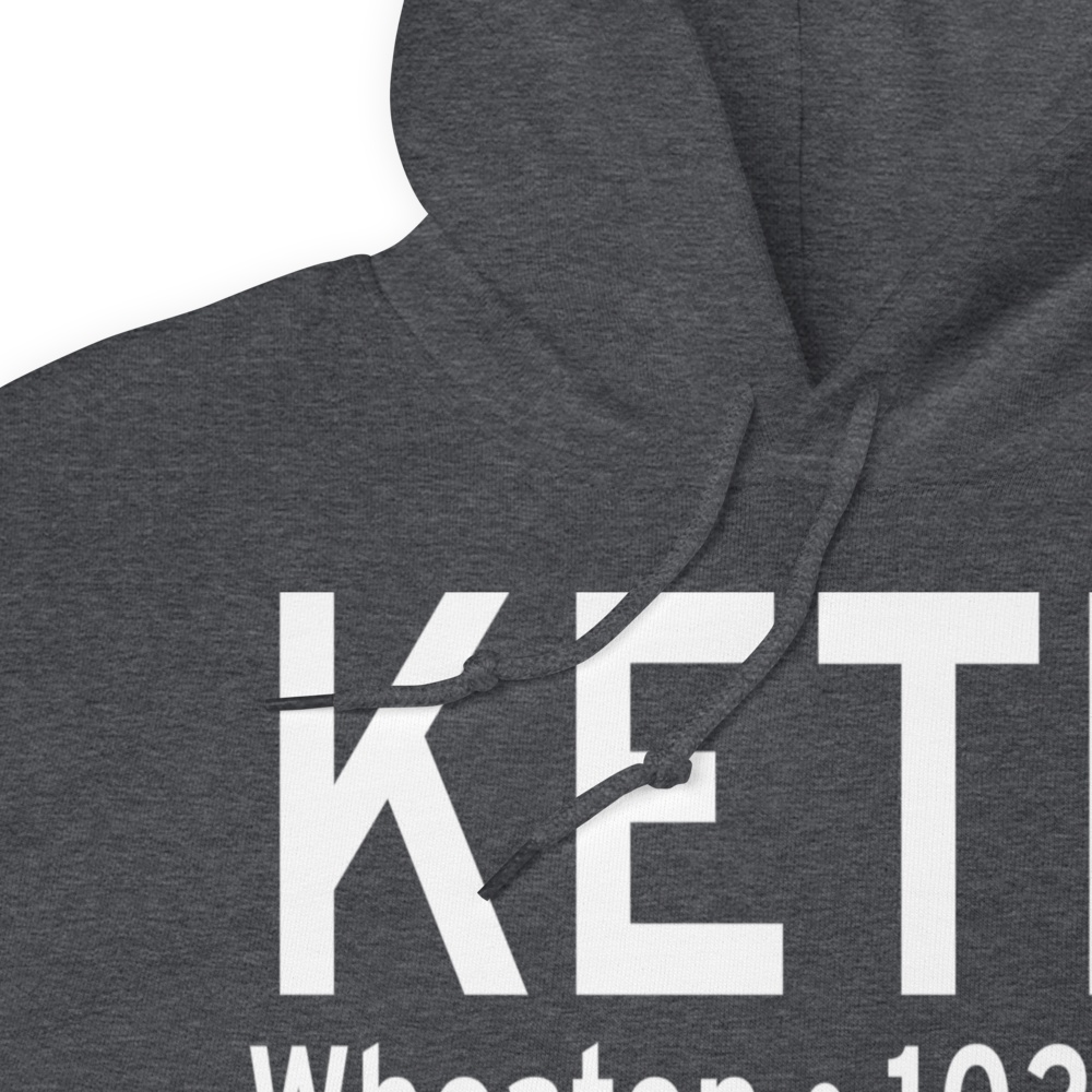 Wheaton Municipal Airport (KETH) ICAO Hoodie Sweatshirt 