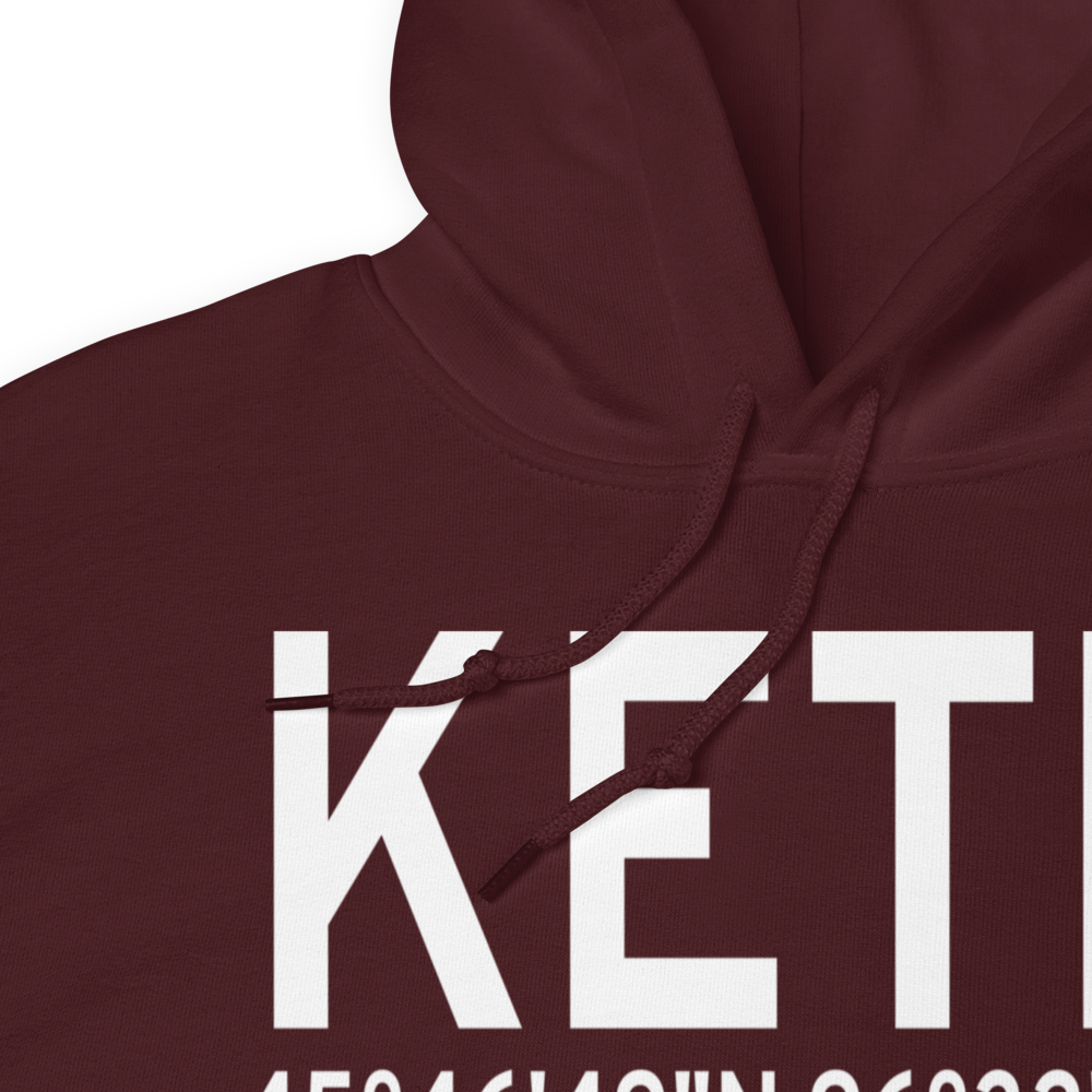 Wheaton Municipal Airport (KETH) ICAO Hoodie Sweatshirt 