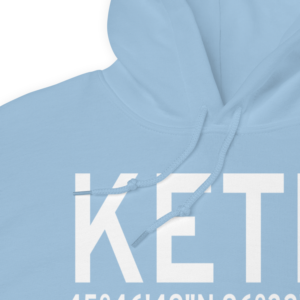 Wheaton Municipal Airport (KETH) ICAO Hoodie Sweatshirt 