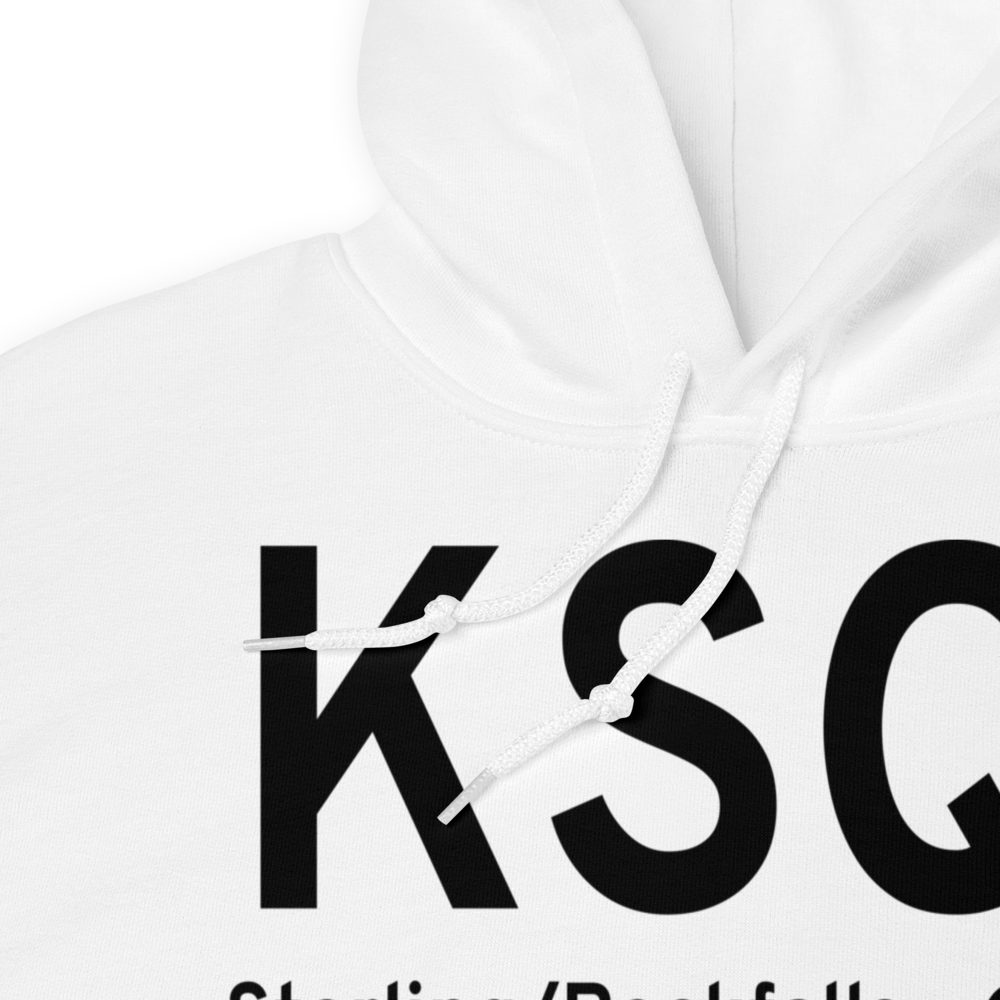 Whiteside County Airport-Joseph H Bittorf Field (KSQI) ICAO Hoodie Sweatshirt 