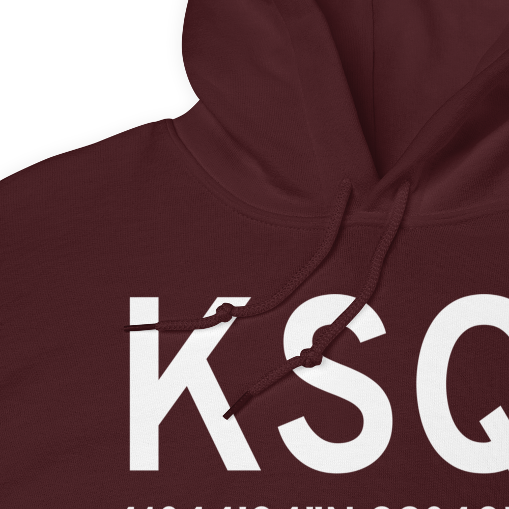 Whiteside County Airport-Joseph H Bittorf Field (KSQI) ICAO Hoodie Sweatshirt 