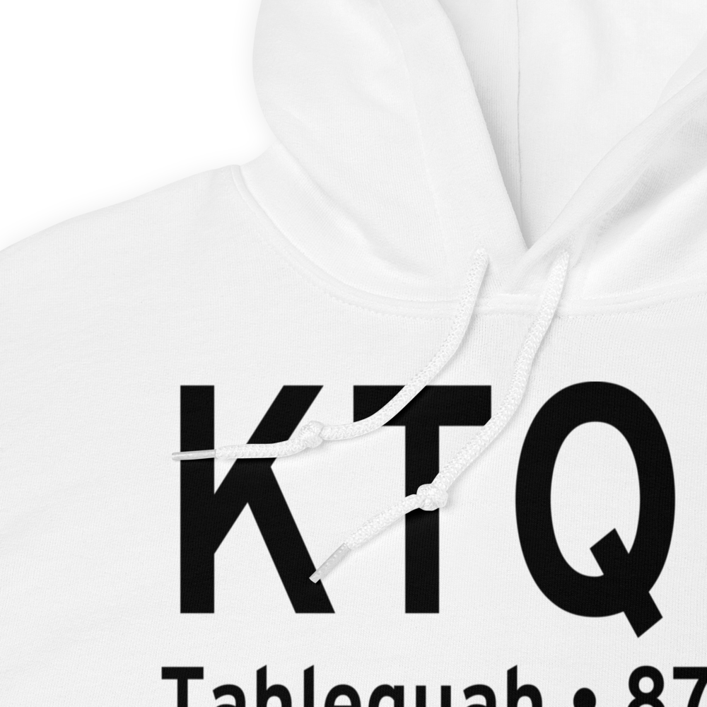 Tahlequah Municipal Airport (KTQH) ICAO Hoodie Sweatshirt 