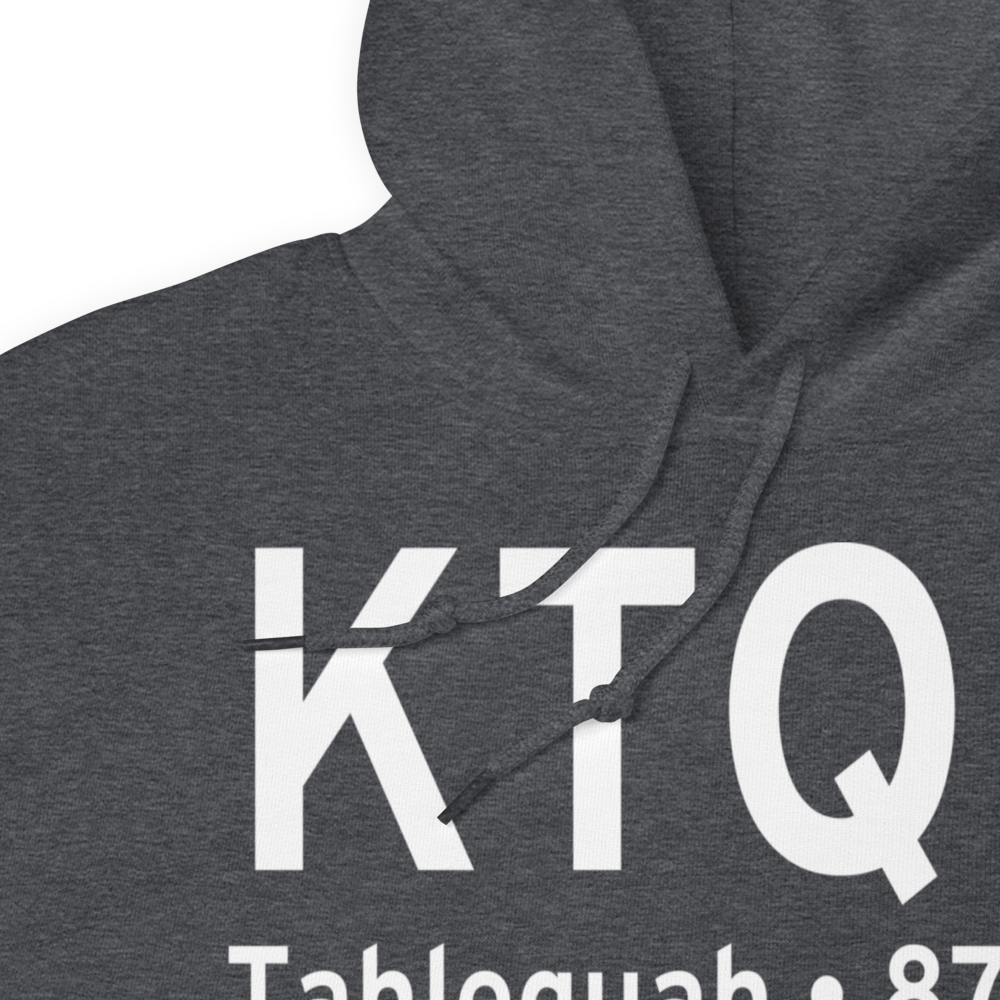 Tahlequah Municipal Airport (KTQH) ICAO Hoodie Sweatshirt 
