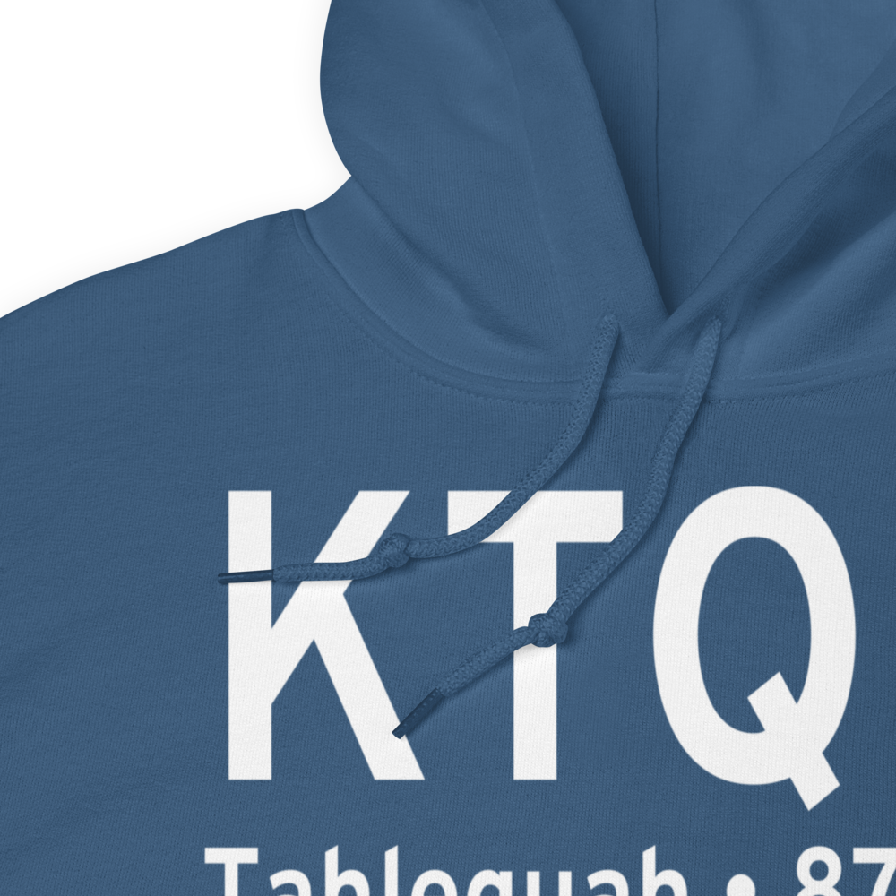 Tahlequah Municipal Airport (KTQH) ICAO Hoodie Sweatshirt 